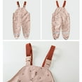 thumbnail image 7 of MEZZALL Girls Cartoon Raincoat With Suspenders Lightweight Outerwear For Toddler Kids For Outdoor Play And Rainy Season Trenchcoat Lovely / 5-6Years, 7 of 7