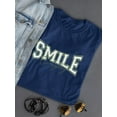 thumbnail image 3 of Retro College Smile Everyday T-Shirt Women -Image by Shutterstock, Female Small, 3 of 4