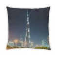 thumbnail image 2 of Ahgly Company Sites Burj Khalifa Indoor Throw Pillow, 18 inch by 18 inch, 2 of 6