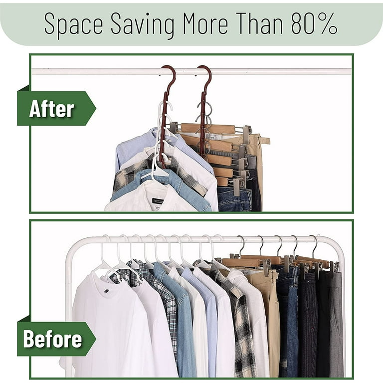 GCP Products Magic Hangers Space Saving Hangers For Clothes Hangers Space  Saving Wardrobe Clothing Hanger Organizer