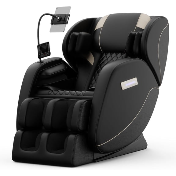 YWEN Massage Chair Full Body, Zero Gravity SL-Track Shiatsu Massage Recliner Chair with Body Scan, 6 Fix Point Rollers,Airbags,Deep Yoga Stretch, Heating Function