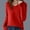 Red, variant on Itsame Women Cardigan Sweater V-Neck Knitted Sweaters Long Sleeves Solid Color Sweatshirts Beige Size M