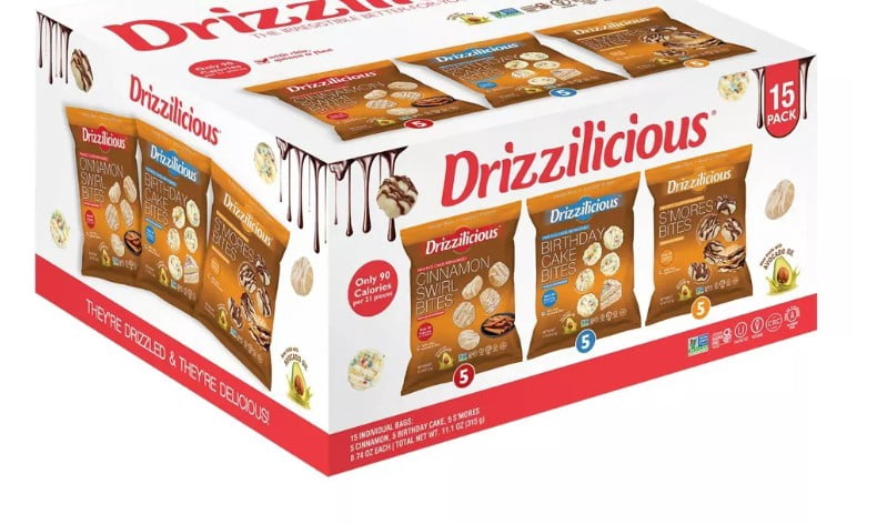 Drizzilicious Drizzled Mini Rice Cake Variety Pack - 11.1oz/15ct