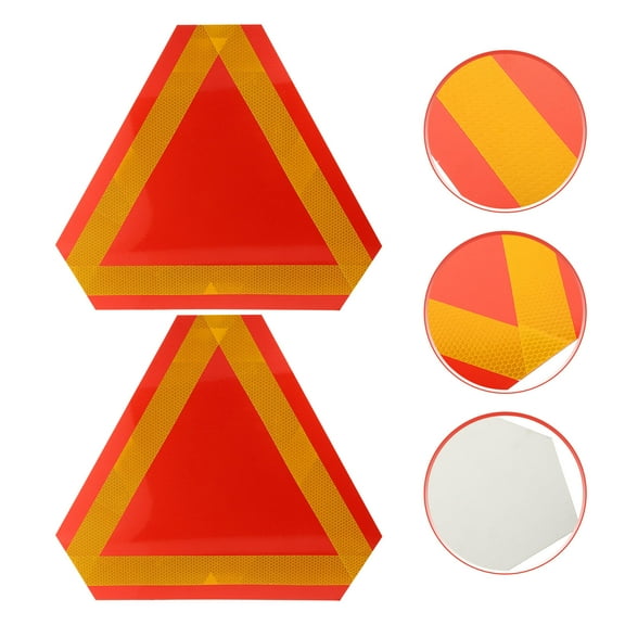 LEORX 2Pack Car Reflector Rear Reflector Warning for Road Construction Vehicles