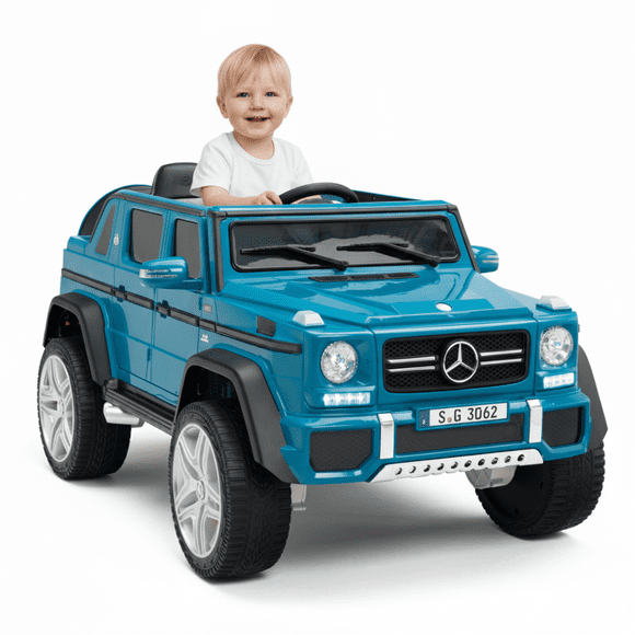 KidsVIP 12V Mercedes Maybach G650 4X4 1-Seater Ride-on Truck W/ Rubber Wheels, Music & Remote