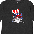 thumbnail image 4 of Inktastic 4th of July Patriot Shark Boys or Girls Long Sleeve Toddler T-Shirt, 4 of 5