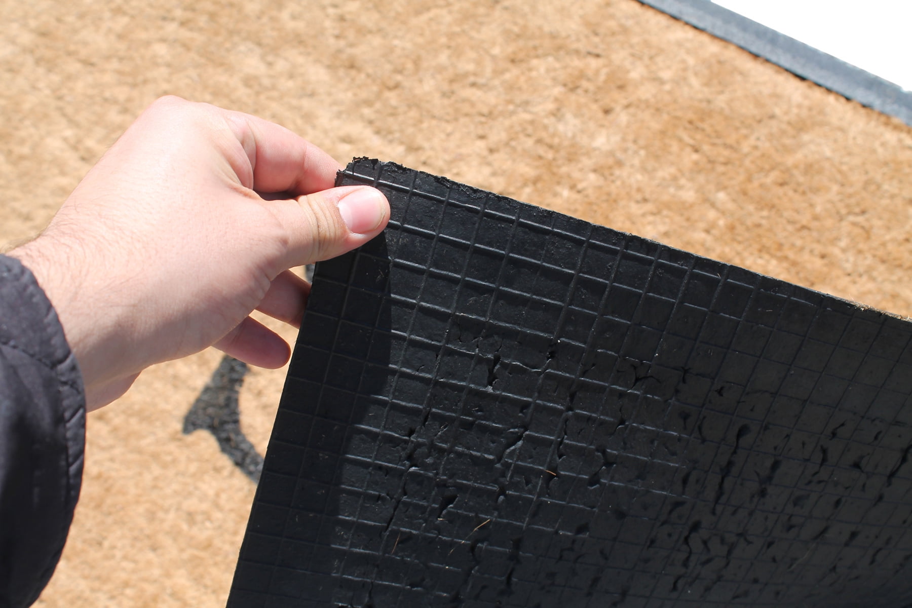 A1HC First Impression 30 in. x 48 in. Rubber and Coir Molded Double Monogrammed Door Mat