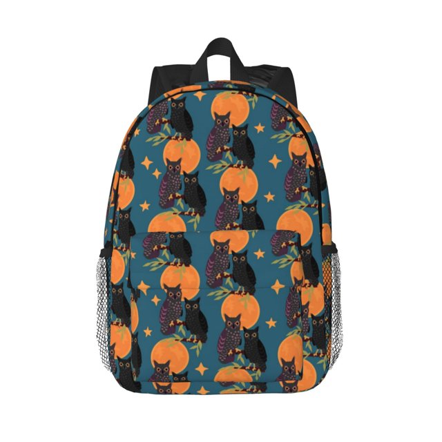Easygdp Owls In Cartoon Style Mochila Ligera de 15 Pulgadas para Estudiantes, Mochila Cómoda para la Escuela y Viajes, Correas Ajustables