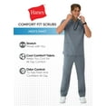 thumbnail image 5 of Hanes Men's Comfort Fit Scrubs Drawstring Straight-Leg Pants, Sizes up-to 3X, 5 of 8