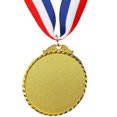 thumbnail image 2 of JShteea Medalla La Antorcha Premio La Competencia Deportiva Recuerdo Con Correa Cinta (Oro), 2 of 9