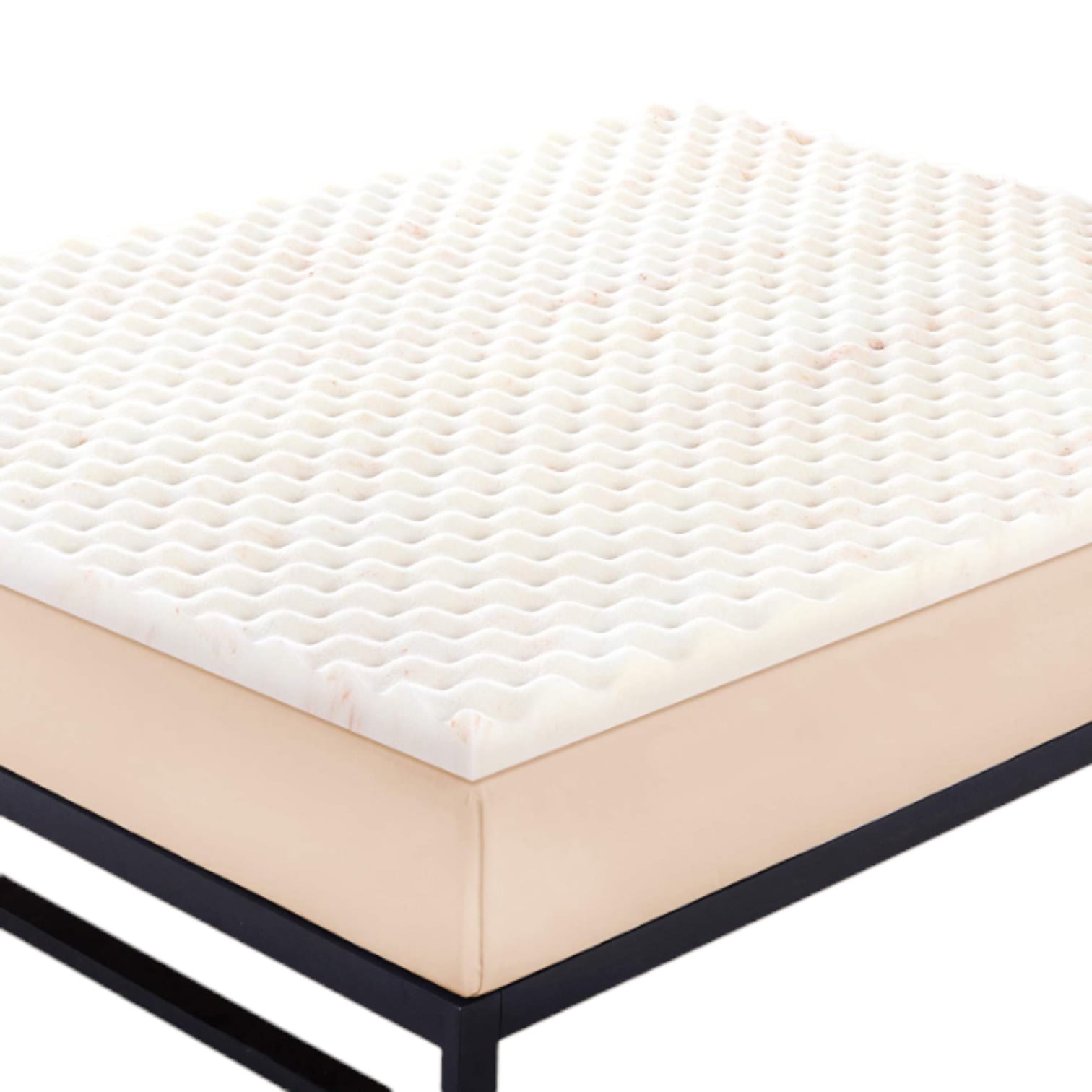 ZINUS 2 Inch Copper Cooling Memory Foam Mattress Topper with Airflow
