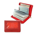 thumbnail image 2 of Lock Wallet - RFID Blocking Wallet for Men and Women  Protection from Identity Theft Red, 2 of 5
