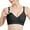 Black, variant on Wireless Backless Bra for Women Seamless Comfort with Convertible Transparent Shoulder Straps