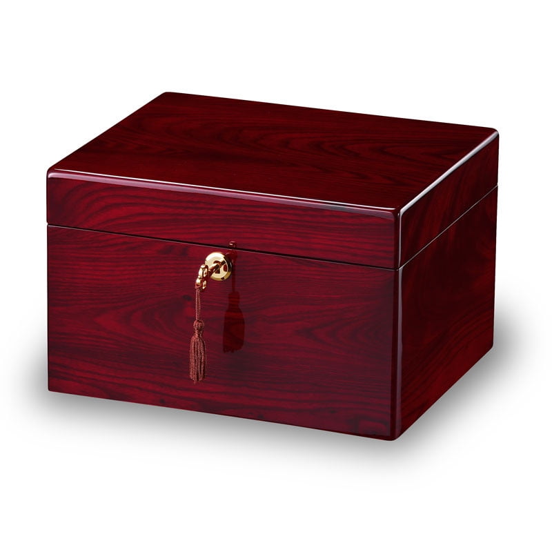 Wood Cremation Urn And Memory Box Extra Large 275 Pounds Brown Devotion Engraving Sold