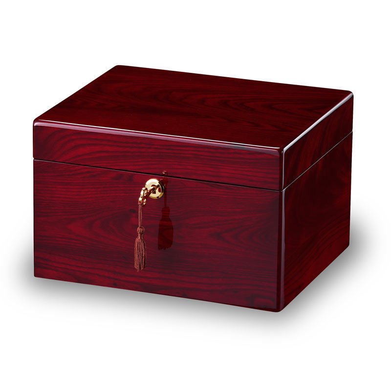 Wood Cremation Urn And Memory Box Extra Large 275 Pounds Brown