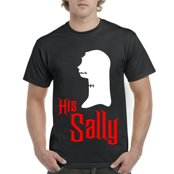 MmF - Men's T-Shirt Short Sleeve - Halloween Her Jack Matching Halloween Couple