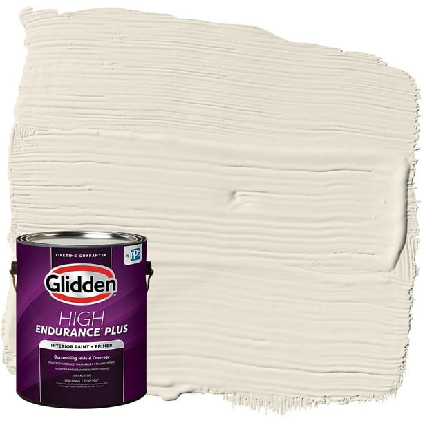 Glidden Hep Interior Paint And Primer Cappuccino White Beige 1 Gallon Eggshell Com - Cappuccino Paint Color White