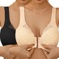 thumbnail image 2 of Front Closure Bras for Old Women Front Close Wire-Free Everyday Underwear Push Up Beauty Back Thick Padded Comfortflex Everyday Bra, 2 of 3