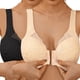 thumbnail image 3 of 2 piezas de sujetador de yoga sin aros con hebilla frontal y encaje para mujer: informal, sexy, sin costuras y ajustable, 3 of 3