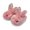 Pink, variant on Gyujnb Kids Closed Back Slippers 3D Long Ear Cartoon Rabbit Fuzzy Plush Floral Ear Lined Non Thick Sole Warm Winter Indoor Outdoor Unisex Comfort Household Footwear,10-10.5 Years
