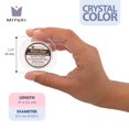 thumbnail image 2 of Miyuki Dura-Line Beading Thread – Durable Braided String, Crystal, 0.12 mm in Diameter, 20-Meter Spool, 2 of 7