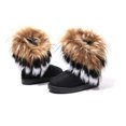 thumbnail image 5 of MAYZERO Women's Warm Faux Fur Lined Mid Calf Winter Snow Boots, 5 of 5