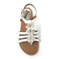 thumbnail image 2 of Victoria K Triple Flowers With Crossover Straps Sandals (Women), 2 of 5