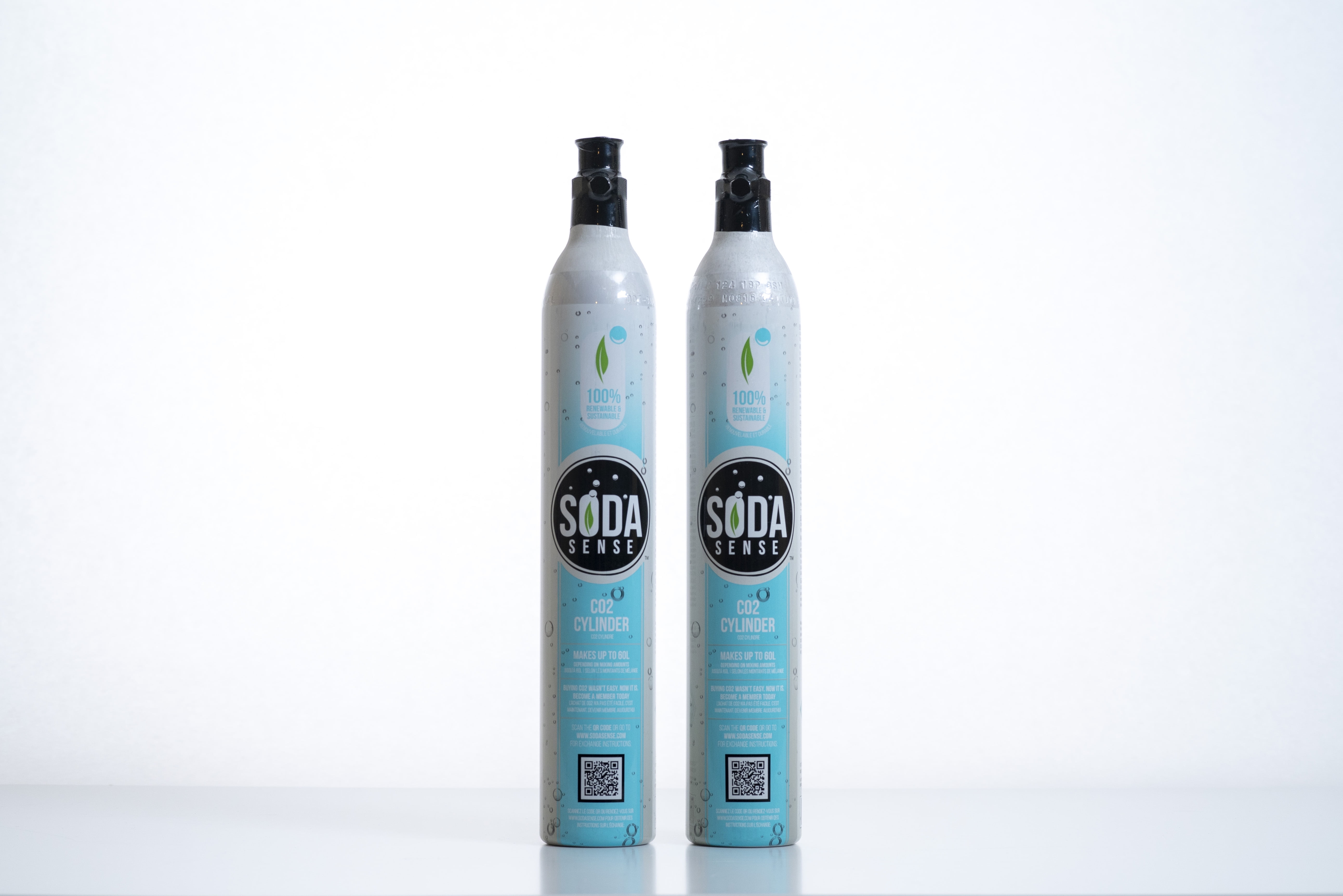 Soda Sense 60L CO2 Carbonator, Compatible with Sodastream Appliances