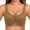 A1_Brown, variant on VISALY Lift Bust Shaping Bra for Women Wirefree Bust Support Lift Bra No Underwire Mesh V-Neck Bra Lace Soft Support Comfort Bra Wireless Supportive Full Coverage Everyday T-Shirt Bralette Beige L