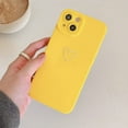 thumbnail image 5 of for iPhone 12 Pro Max Case 6.7",Side Back Cute Plated Love Heart with Anti-Fall Lens Cameras Cover Protection Soft TPU Shockproof Anti-Fingerprint Phone Cases for Women Girls Men Yellow, 5 of 10