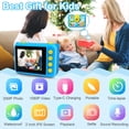 thumbnail image 3 of Cámara impermeable GKTZ Kids 20MP 1080p con tarjeta SD de 32GB rosa, 3 of 6