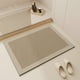 thumbnail image 5 of Tapete de barro, tapete de diatomita, tapete de baño, absorbente de secado rápido, antideslizante, resistente al desgaste, estilo crema lujoso, tapete para ducha e inodoro, resistente al, 5 of 8