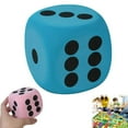 thumbnail image 1 of JUNWELL Large Foam Dice Color Foam Dice 3.15 Inches Big Dice For Building Educational Math Teaching Pastime Party 6 Foam Dice Anxiety Dice For Stress Rel, 1 of 3