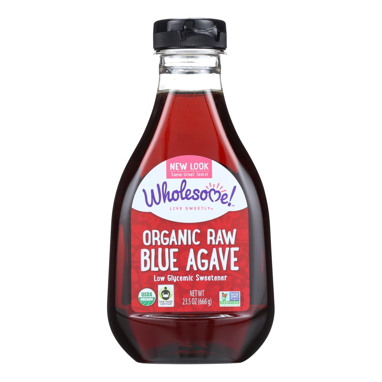 Wholesome Sweeteners Live Sweetly Organic Raw Blue Agave 23.5 fl oz Pack of 2