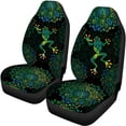 thumbnail image 6 of Pzuqiu Mandala Frog Auto Seat Covers Full Set Front Seats and Rear Bench Cover Protector Breathable 4 Pack Vehicle Seat Protector Universal Fit Most Cars,SUV, Trucks, 6 of 7