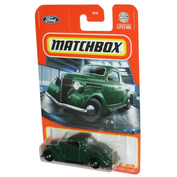 Matchbox Green 1936 Ford Coupe (2023) Mattel Toy Car 62/100