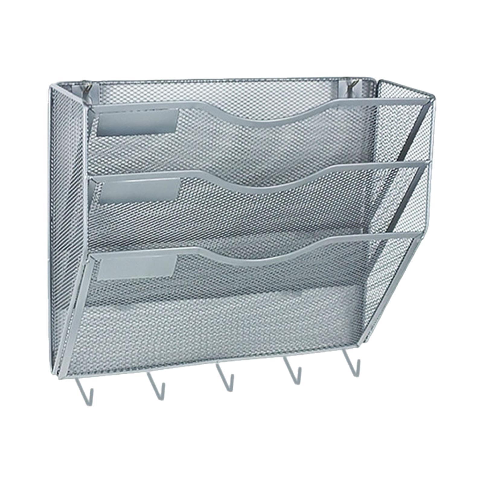 MAGIDEAL Wall File Mail Organizer Easily Install for Home Office s Letter Rack
