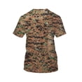 thumbnail image 3 of Cilcicy Men Spoty Camo Print Tops Summer Short Sleeve Crewneck T-Shirts, 3 of 3