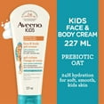 thumbnail image 2 of Aveeno Kids Face & Body Gel Cream, Prebiotic Oat Moisturizer, Hypoallergenic Lotion, Sensitive Skin Body Cream, 2 of 6