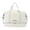 Beige, variant on Yonrjhukm Large Capacity Folding Travel Duffel Bag, Multifunctional Handbag for Women, Lightweight Portable Gym Bag with Shoe Compartment and Wet/Dry Pocket