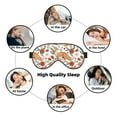 thumbnail image 6 of Uemuo Foxes and Floral Harmony Pattern Sleep Eye Mask - Light Blocking Sleep Mask Blocking Out Light Perfectly, Soft and Comfortable Night Eye Mask, Eye Blinder, 6 of 7