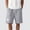 Gray, variant on TKKCS Mens Casual Drawstring Shorts- Elastic Waist Breathable Flat Front Lightweight Daily Wear Summer Beach Shorts with Pockets Gray Size 2XL