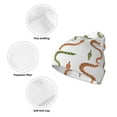 thumbnail image 3 of Lsque Hand Drawn Snake Pattern Knitted Beanie, Unisex Winter Hat, Knit Hat Winter Beanies Thick Fisherman Beanies Cuffed Plain Skull Caps, 3 of 6