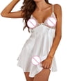 thumbnail image 5 of Gibobby Lencería sexy Lenceria Extreme Sexy Dessous New Luxury Sexs Color negro Mujeres Sexy Liguero Lencería Sex Bra And Panty Sets(Blanco, XL), 5 of 5