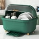 thumbnail image 3 of Caja para Secar Platos, Escurridor de Platos Multifuncional con Tapa, Secador de Platos Que Ahorra Espacio con Orificios de Drenaje para Tazones y (Talla L Verde), 3 of 9