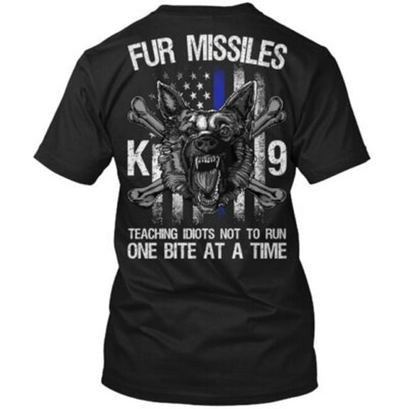 Velto Fur Missile K9 ! Tee T-Shirt Made in the USA All Size S-5XL