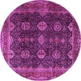 thumbnail image 1 of Ahgly Company Indoor Round Persian Pink Traditional Area Rugs, 4' Round, 1 of 4