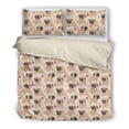 thumbnail image 1 of Pug Ropa de Cama Set Funda Nórdica Patrón Ccnc003 Dg0077, 1 of 5