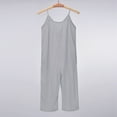 thumbnail image 6 of Generic Kids Girls Casual Sleeveless Jumpsuits Spaghetti Strap Loose Overalls Rompers Long Pants With Pocket Summer Clothes 4-13 Years, 6 of 7