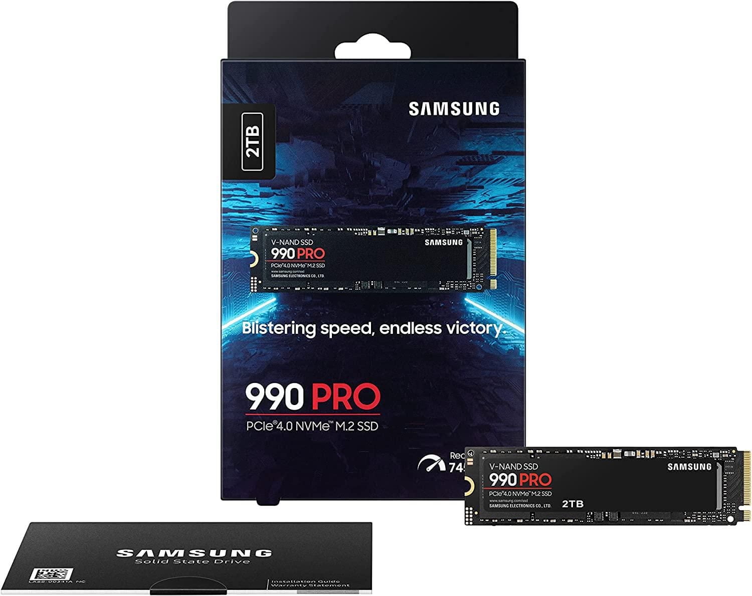 Samsung 990 PRO 2 TB PCIe 4.0 NVMe M.2 Internal Solid State Drive